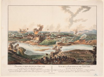 O cerco de Khotyn em 1788, 1788 de Carl Schuetz