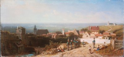 cidade velha de Carl Spitzweg