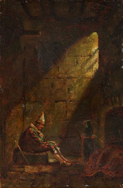 Quarta-feira de Cinzas, cerca de 1860. de Carl Spitzweg