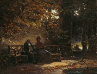 Passeantes em repouso de Carl Spitzweg