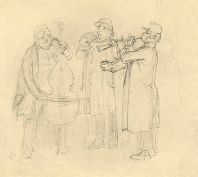 Bettelmusikanten, meados do final do século XIX, c1924. de Carl Spitzweg