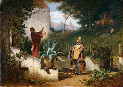 Amigos de infância de Carl Spitzweg