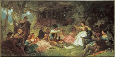 O piquenique de Carl Spitzweg