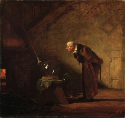 Der Alchemist de Carl Spitzweg