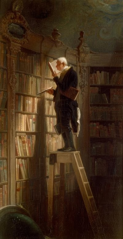 O leitor ávido de Carl Spitzweg