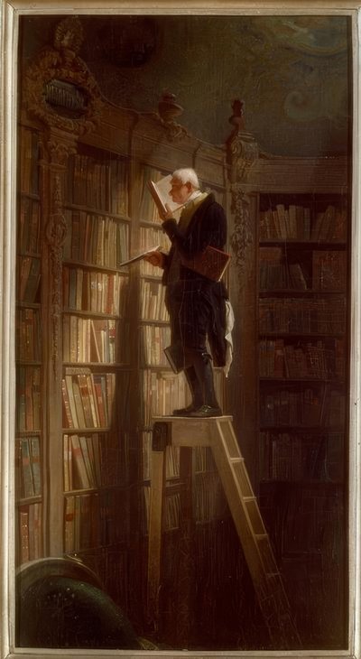 O leitor ávido de Carl Spitzweg