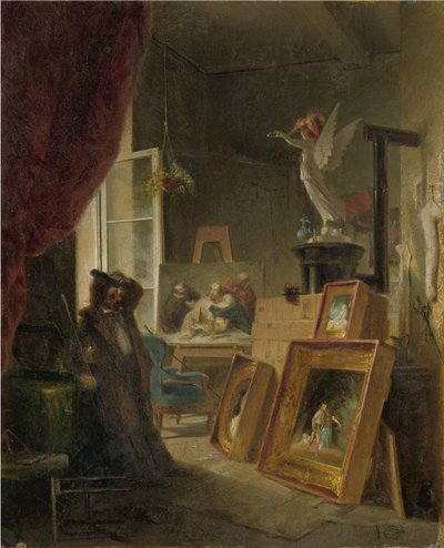 O pintor da história de Carl Spitzweg