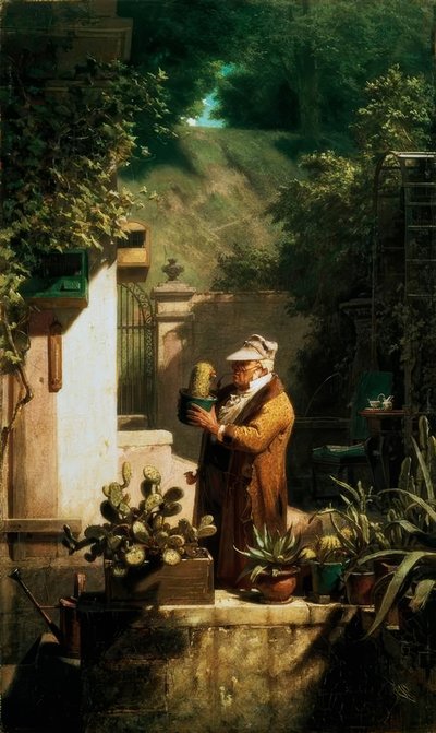 O amigo do cacto de Carl Spitzweg