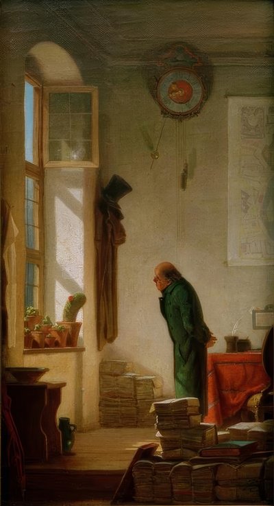 O amante de cactos de Carl Spitzweg