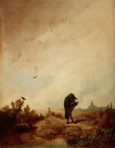 O corvo de Carl Spitzweg