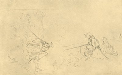 O caçador de domingo, meados do século XIX, c1924. de Carl Spitzweg