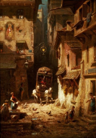Os correios de Carl Spitzweg