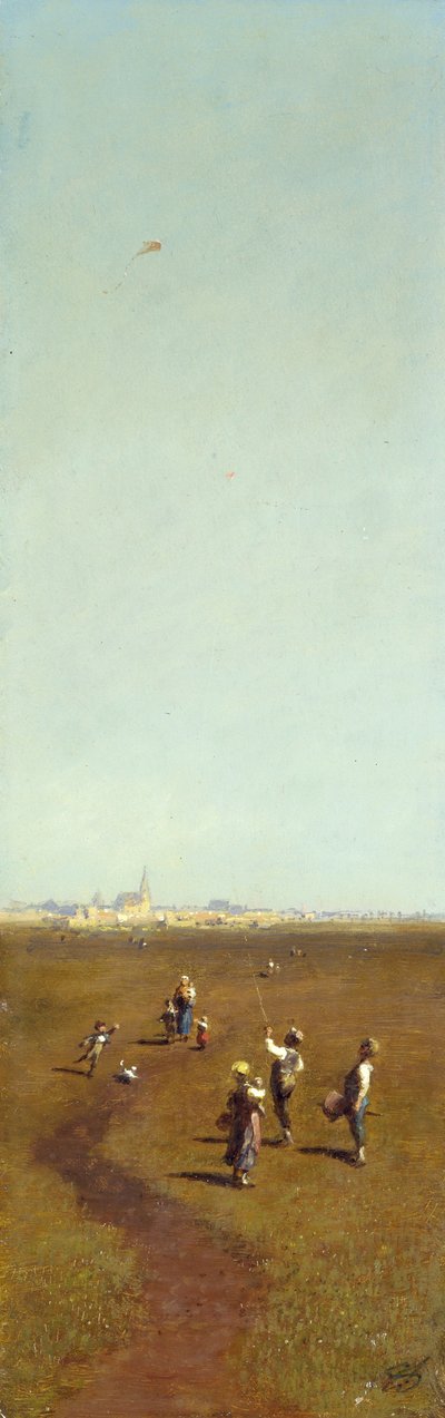 Empinar papagaios de Carl Spitzweg