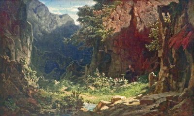 Um recluso de Carl Spitzweg