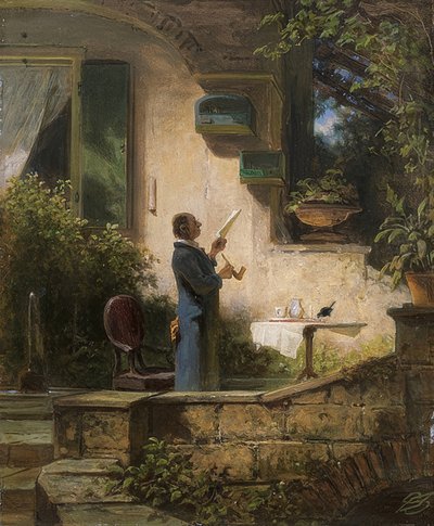 Uma carta importante. (Leitura) de Carl Spitzweg