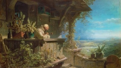 Queima. Por volta de 1860-62 de Carl Spitzweg