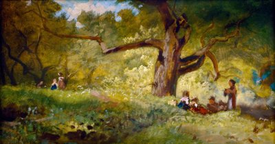 Na floresta de Carl Spitzweg
