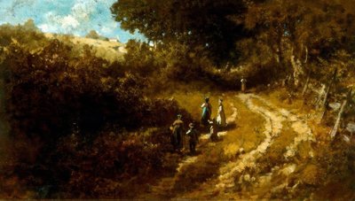 Igreja em Dachau de Carl Spitzweg