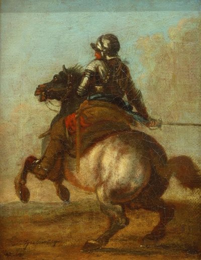 Retrato equestre de Carl Spitzweg