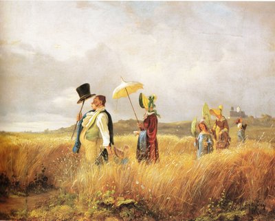 passeio de domingo de Carl Spitzweg