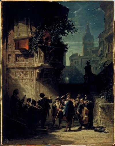 Serenata espanhola de Carl Spitzweg