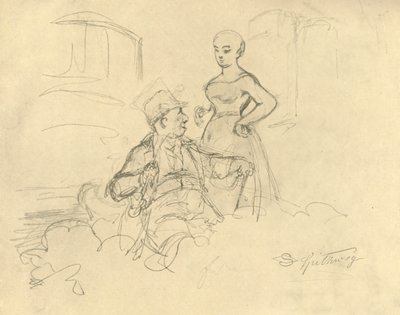 O que é falho, meados do século XIX, c1924. de Carl Spitzweg