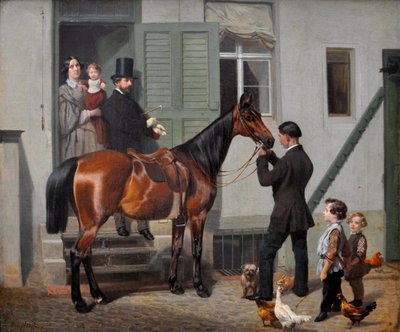 Passeio do artista de Carl Steffeck