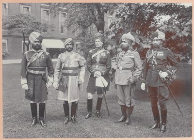 Oficiais ordenados indianos do rei, 1911 de Carl Vandyk