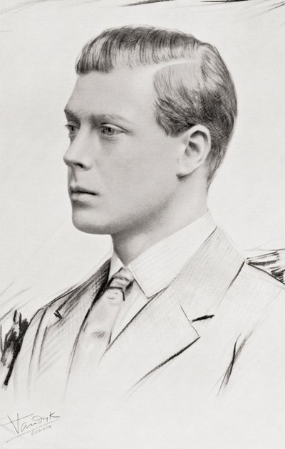 Príncipe Eduardo, futuro Eduardo VIII, mais tarde Duque de Windsor de Carl Vandyk