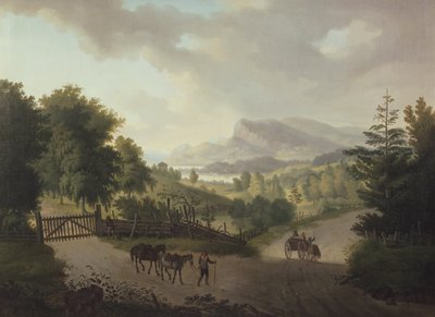 Christiania Fjord de Høvig (óleo sobre tela) de Carl Vogt