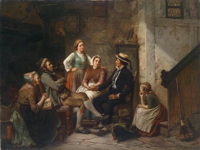 Retorno do jovem marinheiro de Carl Wilhelm Huebner