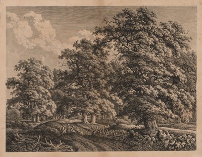 Paisagem e Três Figuras de Carl Wilhelm I Kolbe