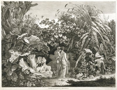 Eu também estava em Arcadia, 1801 de Carl Wilhelm Kolbe