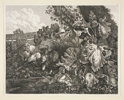 Paisagem de Carl Wilhelm Kolbe the elder