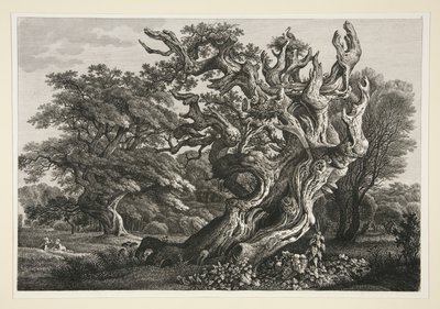 Paisagem de Carl Wilhelm Kolbe the elder