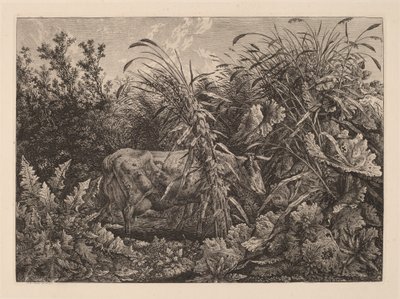 A vaca no pântano de Carl Wilhelm Kolbe, the elder