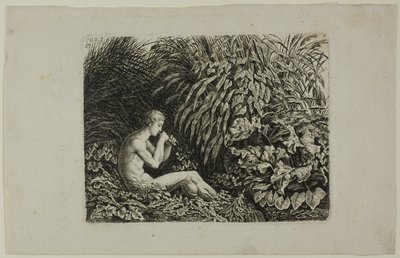 Jovens tocando flautas de pan de Carl Wilhelm Kolbe, the elder