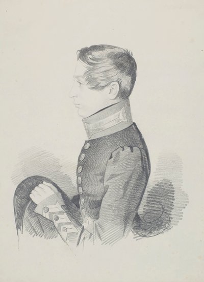 Retrato do conde NM Golitsyn, década de 1830. de Carl von Hampeln