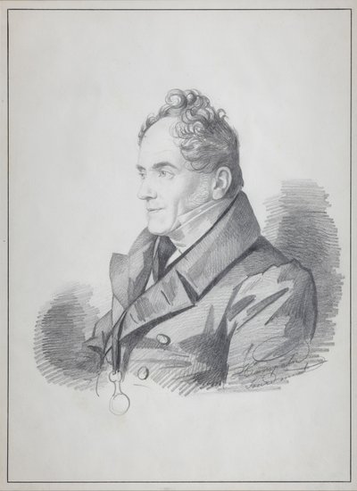 Retrato do conde Viktor Pavlovich Kochubey 1768-1834, chanceler imperial da Rússia, c. 1832 de Carl von Hampeln
