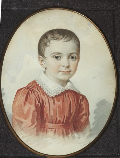 Retrato de Eugenia Kochubey quando criança, 1849. de Carl von Hampeln
