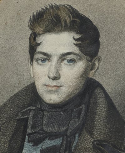 Retrato de Ivan Petrovich Postnikov, 1834. de Carl von Hampeln