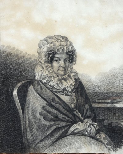 Retrato de Kleopatra Petrovna Nashchokina 1767-1828, née Nelidova, década de 1820. de Carl von Hampeln