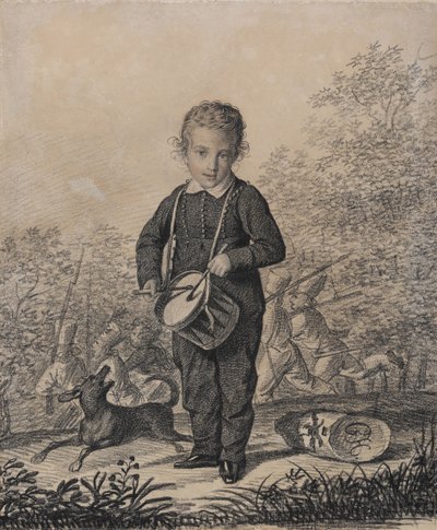Retrato de Timofey Korsakov, início dos anos 1820. de Carl von Hampeln