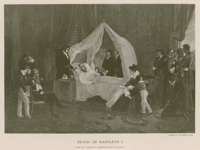Morte de Napoleão I de Carl von Steuben