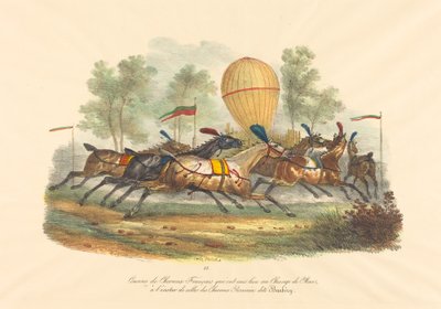 Cavalos de corrida franceses de Carle Vernet