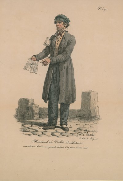 Revendedores de bilhetes de loteria de Carle Vernet