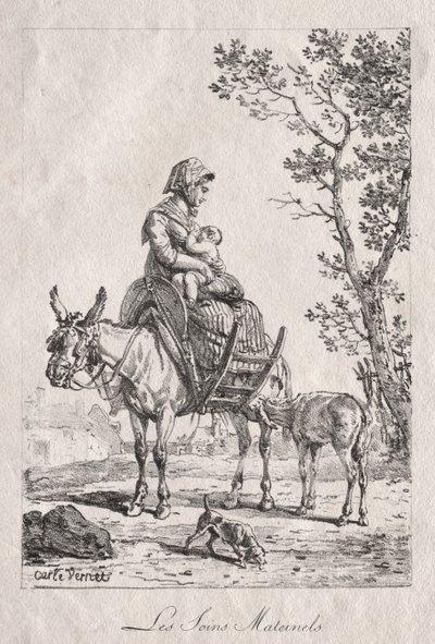 Cuidados maternos de Carle Vernet