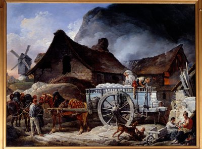 Forno de gesso em Montmartre Painting d