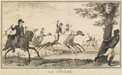 Cenas de corrida: a corrida Cenas eqüinas: a corrida. de Carle Vernet