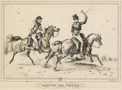Cenas do Cotidiano, Estradas e Caminhos: Rota do Correio de Carle Vernet